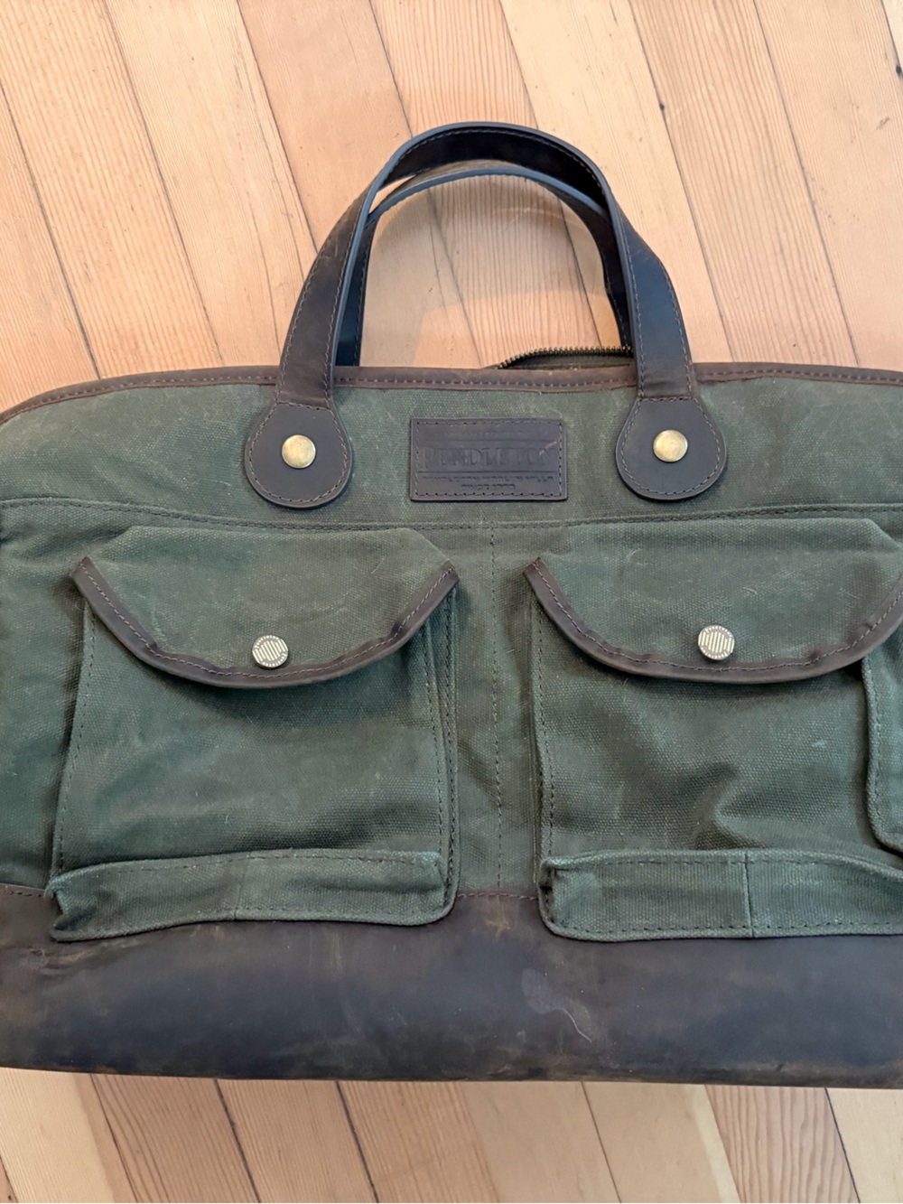 Pendleton Odyssey Waxed Canvas Messenger Bag
